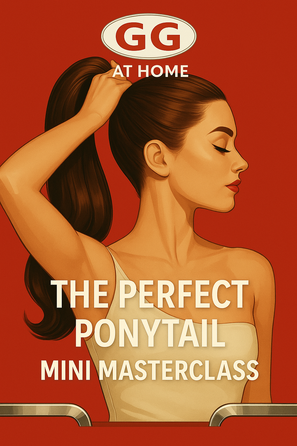 The Perfect Ponytail at Home